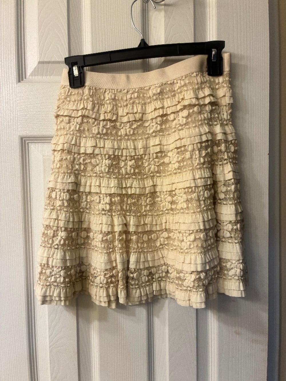 Max Studio-Cream Skirt